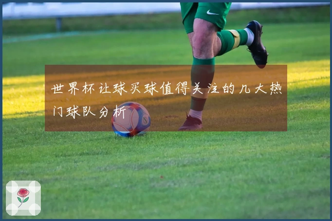 世界杯让球买球值得关注的几大热门球队分析