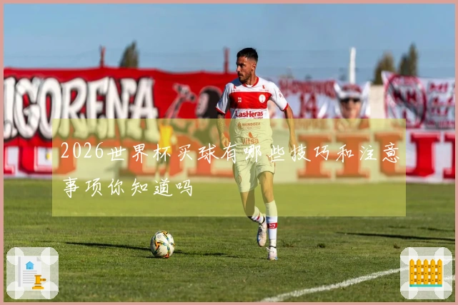 2026世界杯买球有哪些技巧和注意事项你知道吗