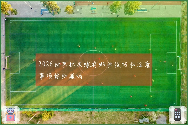 2026世界杯买球有哪些技巧和注意事项你知道吗
